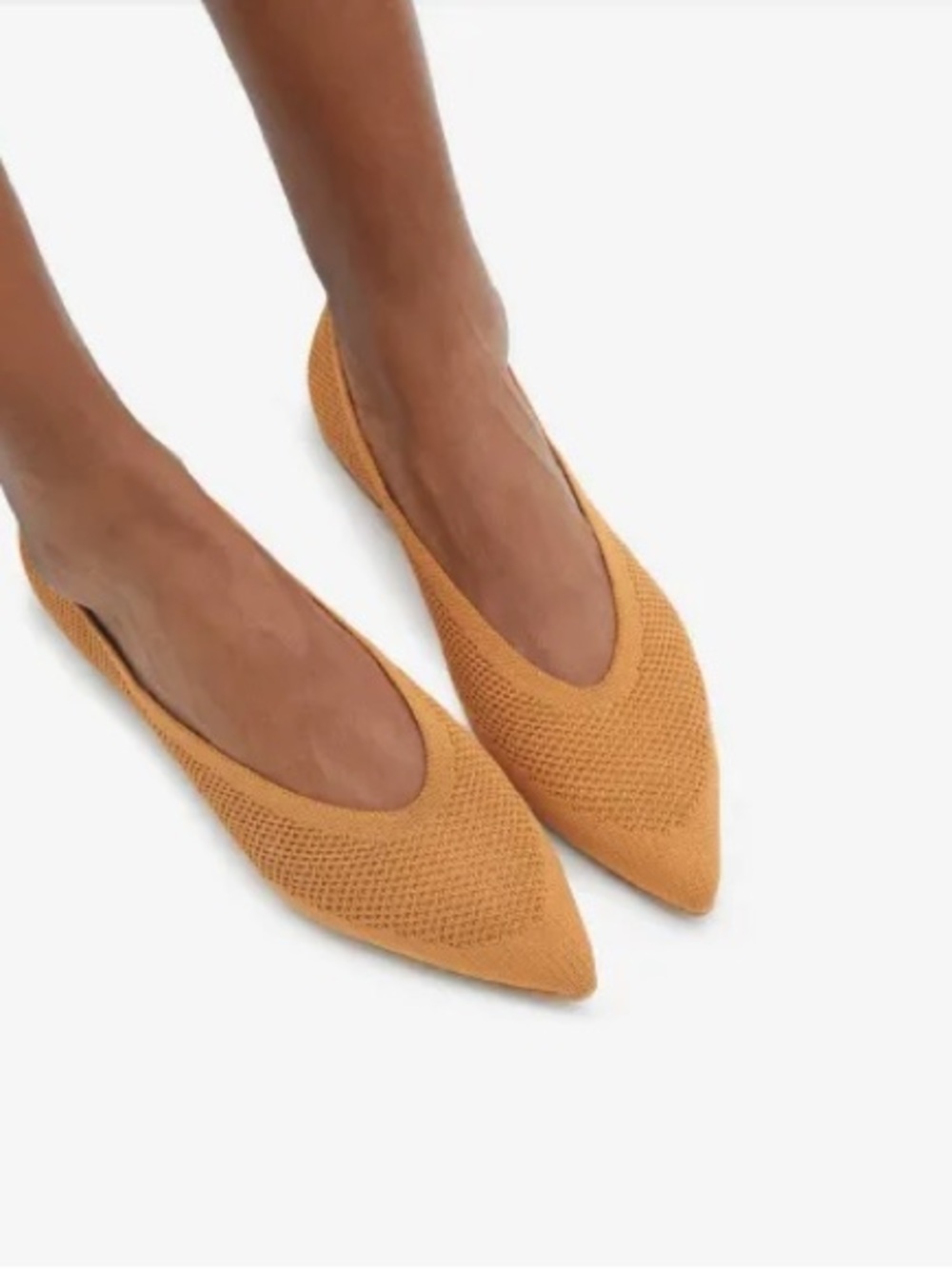 Everlane Pointed Knit Flats